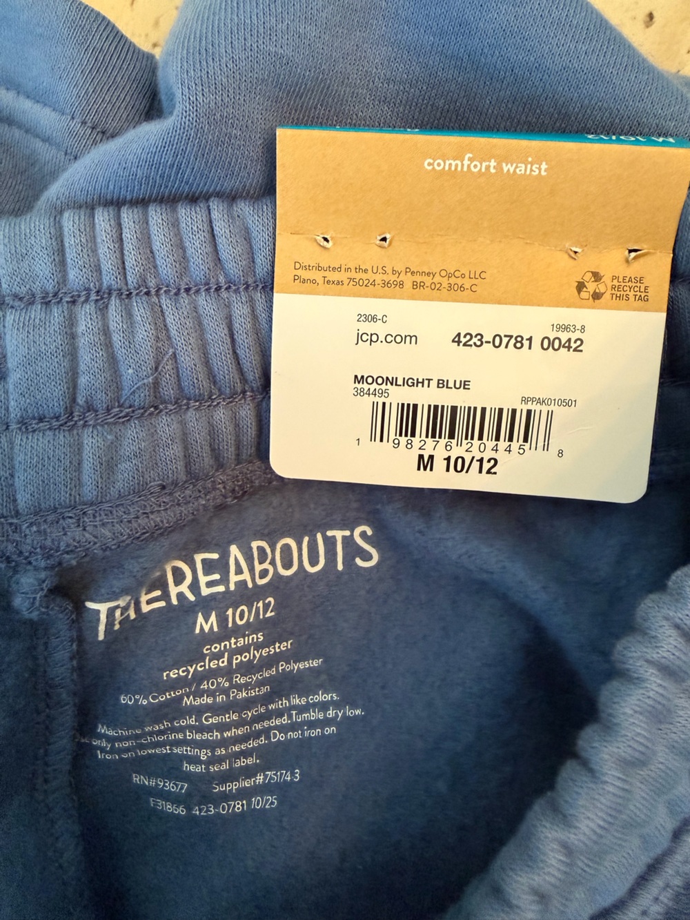 NWT Thereabouts Blue Fleece Shorts - Above the Knee - Picture 4 of 9